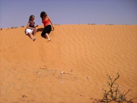 Les dunes de sables...